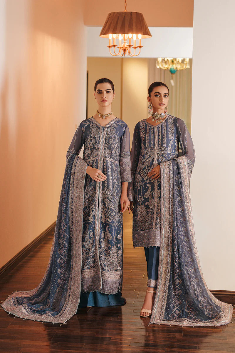 Lueur by Farasha Unstitched 3 Piece Luxury Formals Collection'2023-08-Adeline