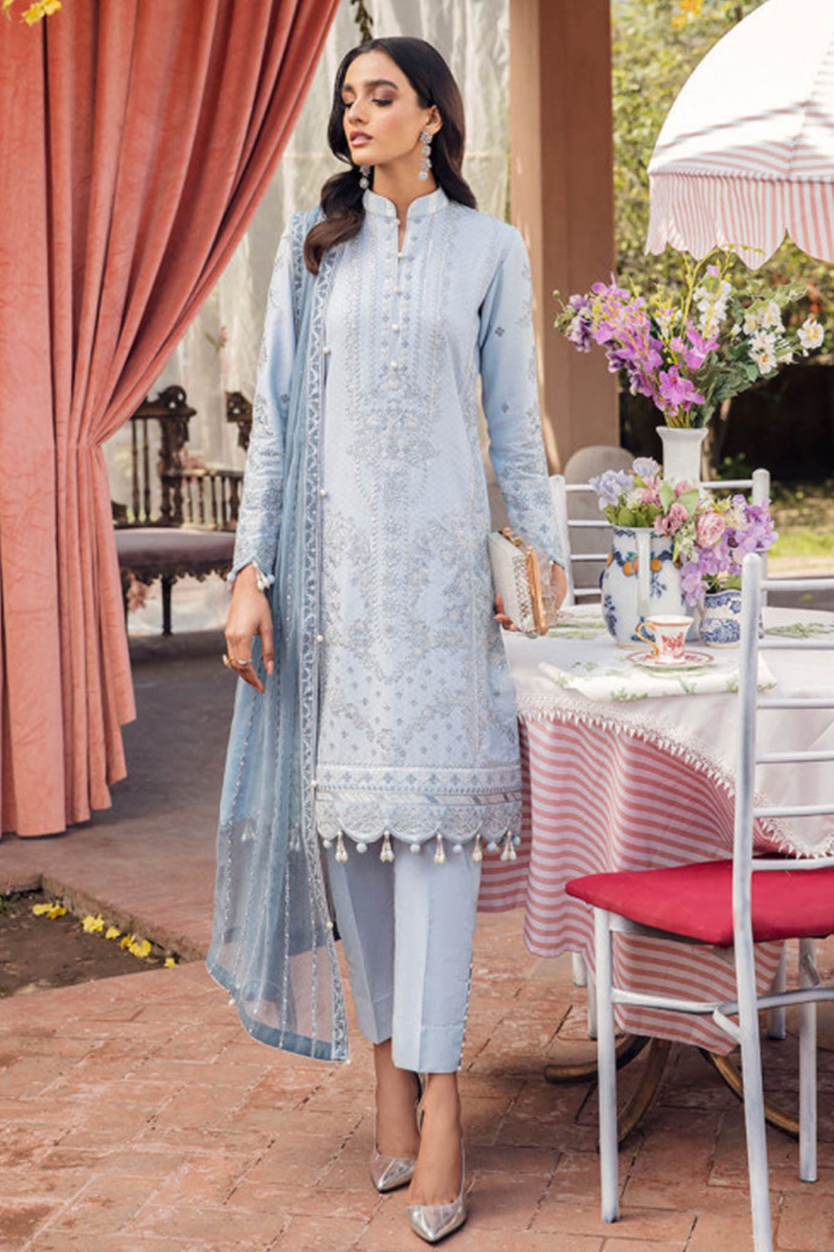 Gulaal Unstitched 3 Piece Luxury Lawn Collection'2022-08-Azalee