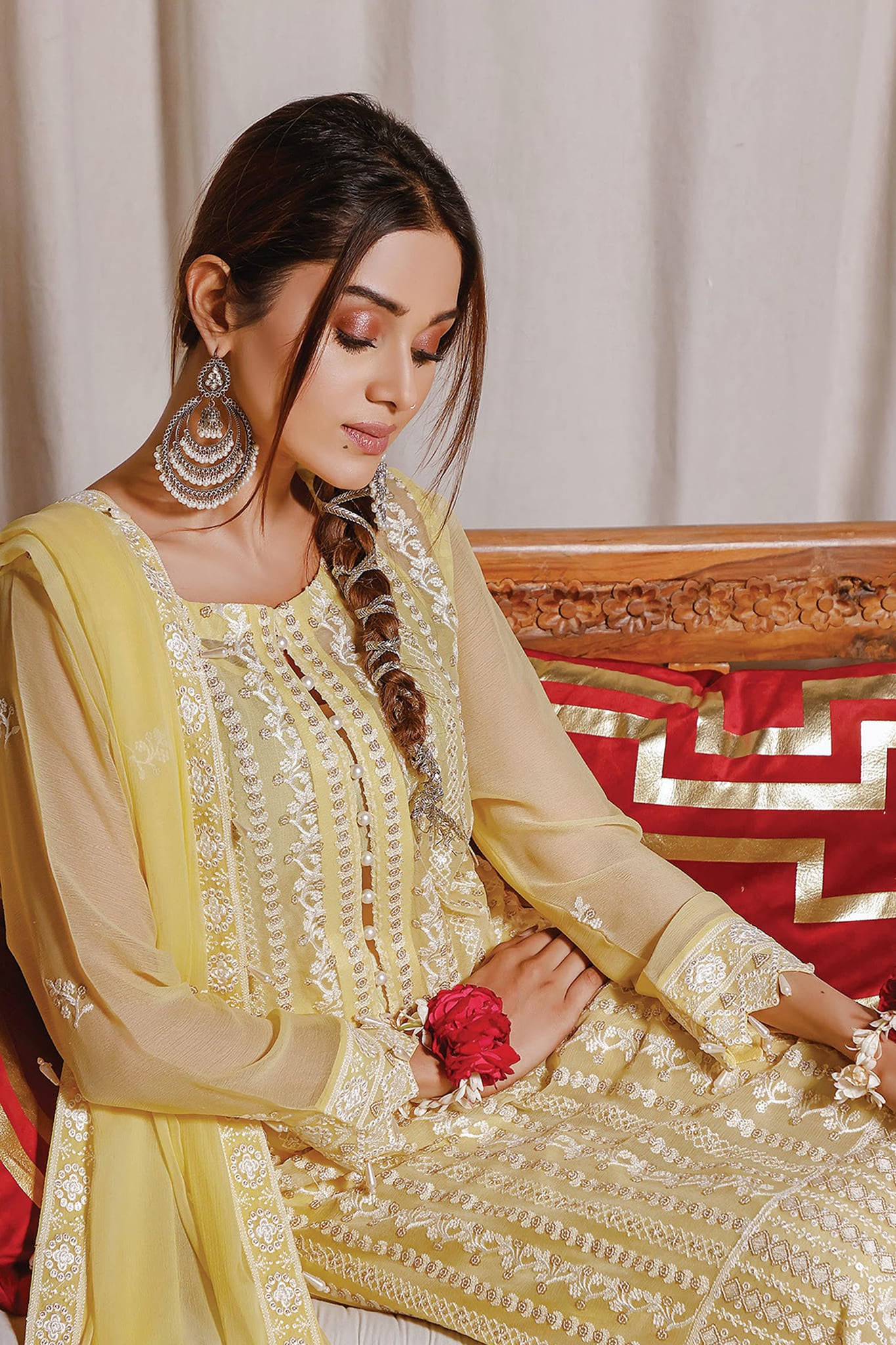 Azal by Soghat Unstitched 3 Piece Luxury Chiffon Collection'2022-D-08