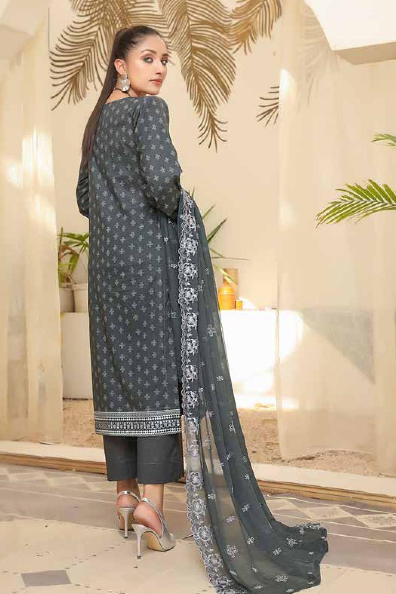 Rangoli by Sanam Saeed Unstitched 3 Piece Lawn Collection'2022-RSS-09