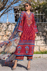 Tahra by Zainab Chottani Unstitched Lawn Collection'2021-10-A-Rustic Glam