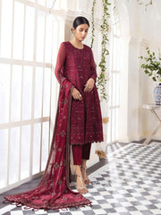 Pareesia by Xenia Unstitched 3 Piece Chiffon Collection'2022-10-Florence