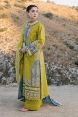 Marahil by Qalamkar Unstitched 3 Piece Luxury Lawn Collection'2022-SS-10-Noran