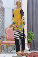 Bin Saeed Stitched Embroidered Lawn Shirts Collection'2022-L-09-Yellow