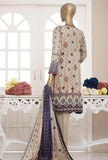 HZ Unstitched 3 Piece Diamond Supreme Coral Lawn Collection'2022-DCL-1078-A