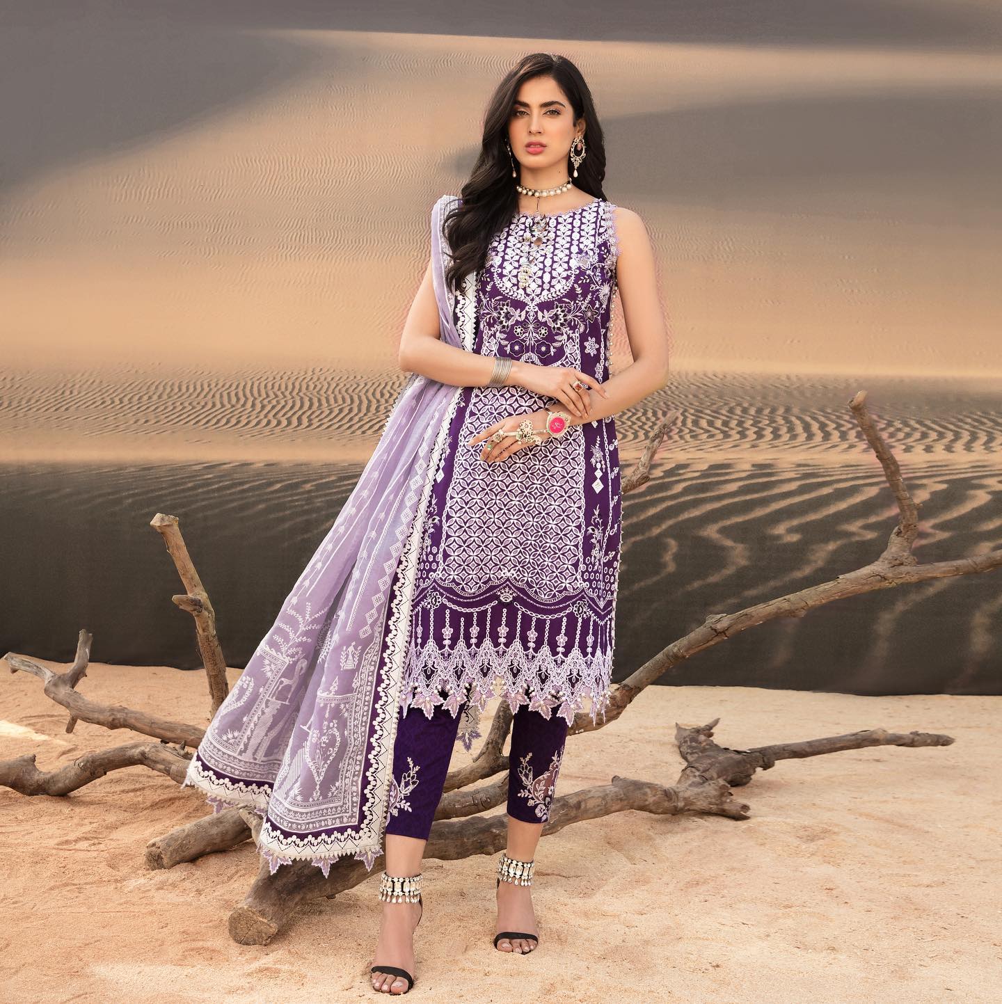 Noor Sadia Asad Unstitched Luxury Lawn Collection'2021-D-11-A