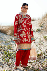 Zaha Unstitched 3 Piece Embroidered Lawn Collection'2022-ZL22-11-A-Fariba