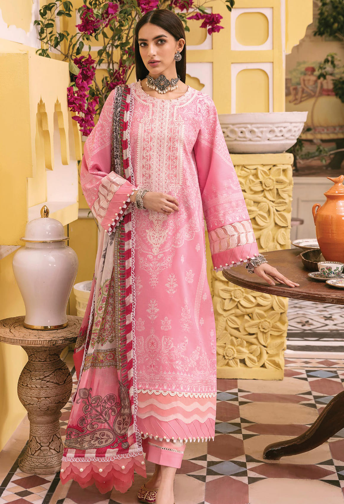 Wasl by Seran Unstitched 3 Piece Luxury Lawn Collection'2022-WSL-01