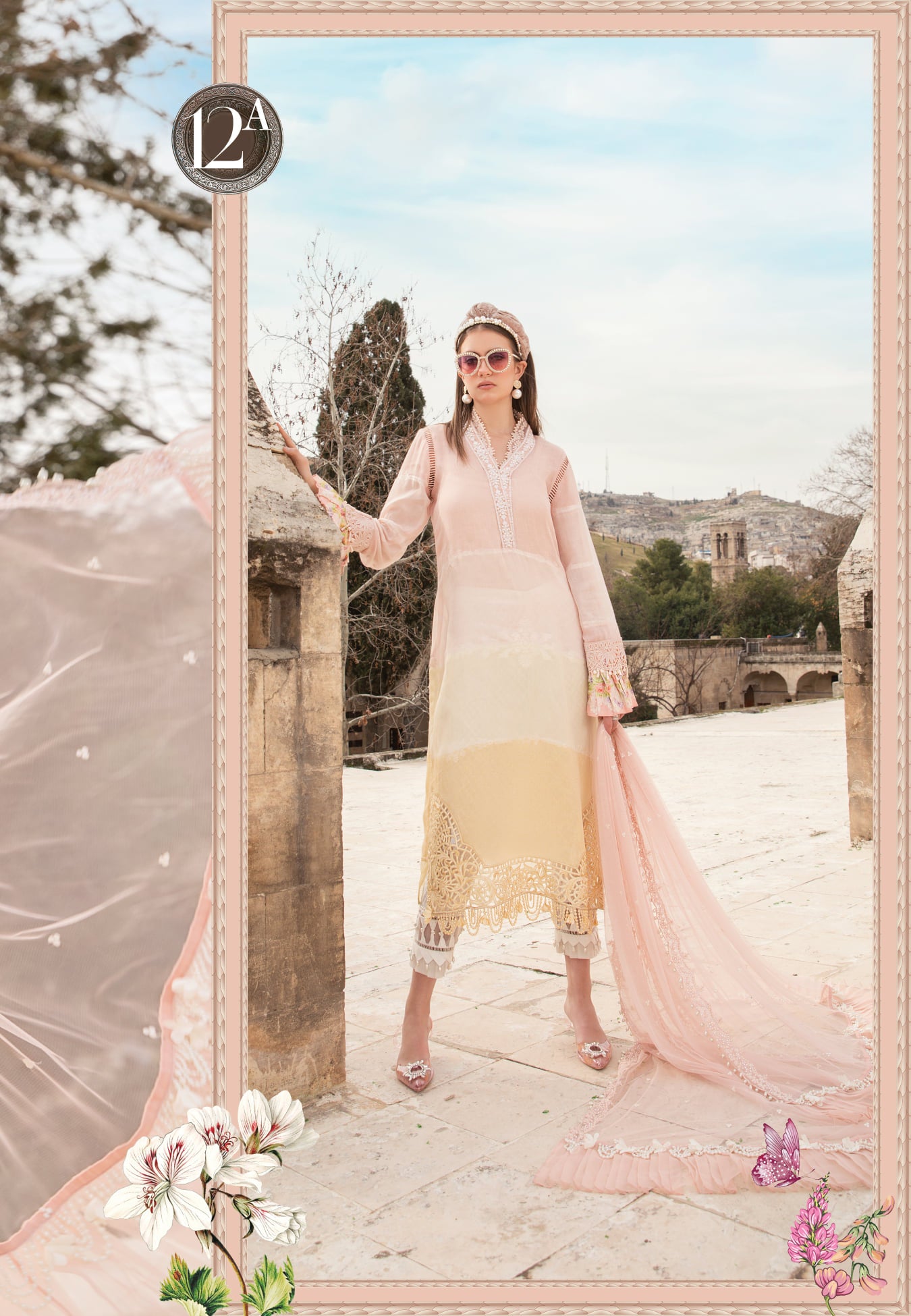 Maria B Unstitched Luxe Lawn S/S Collection'2021-ML-12-A