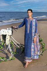 Noor by Saadia Asad Unstitched 3 Piece Luxury Chikankari Lawn Collection'2023-D-12-B