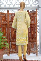 Bin Saeed Stitched Embroidered Lawn Shirts Collection'2022-L-028-Yellow