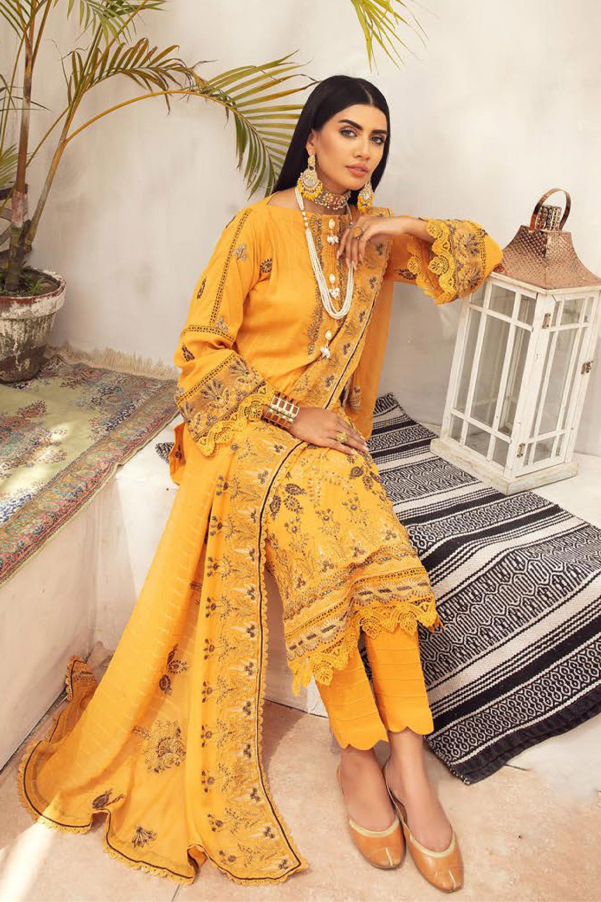 Shaista Unstitched 3 Piece Luxury Swiss Lawn Collection'2022-SL-144