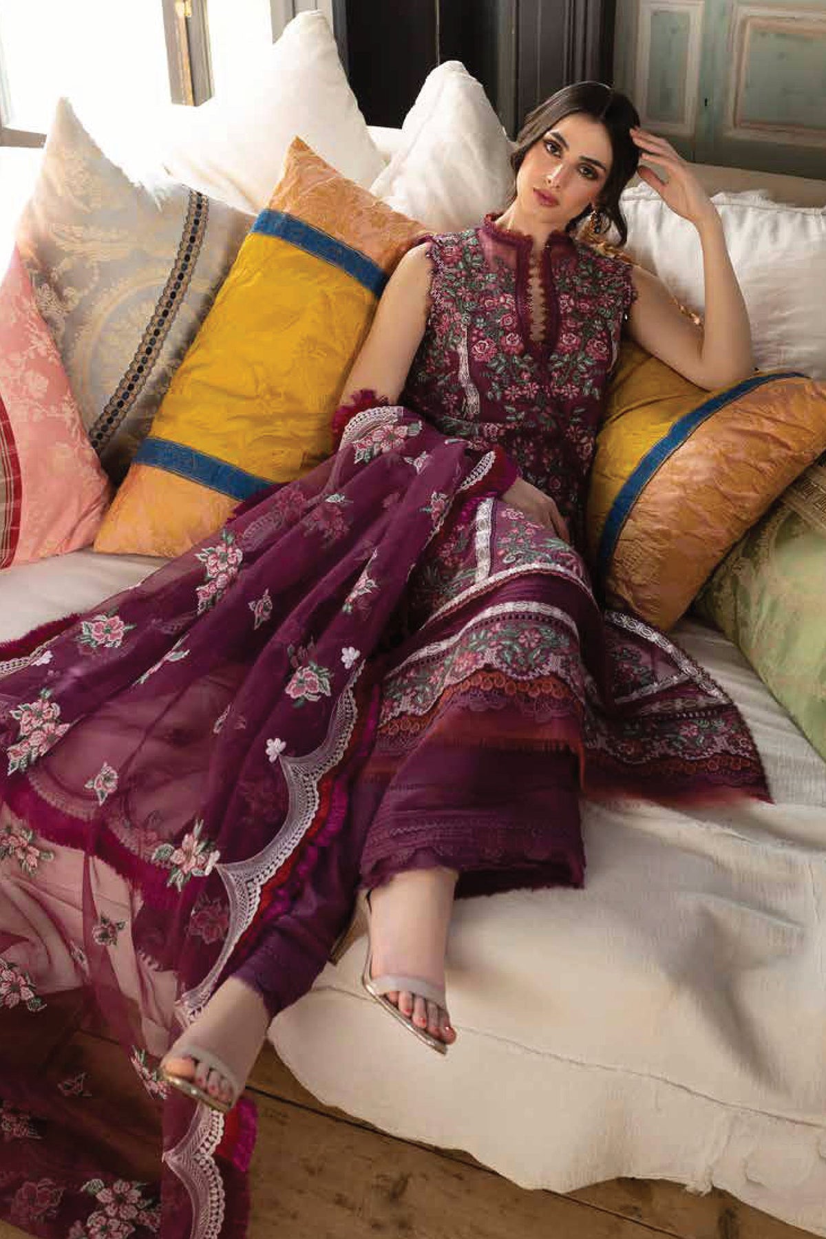 Sobia Nazir Unstitched 3 Piece Luxury Lawn Collection'2023-D-14-B