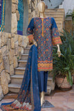 Bin Saeed Stitched 3 Piece Printed Lawn Collection'2022-F-1624-Blue