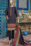 Bin Saeed Stitched 3 Piece Printed Lawn Collection'2022-F-1634-Black