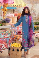 Tesoro Hemline by Mushq Unstitched 3 Piece Spring Summer Lawn Collection‘2023-HML-01-A