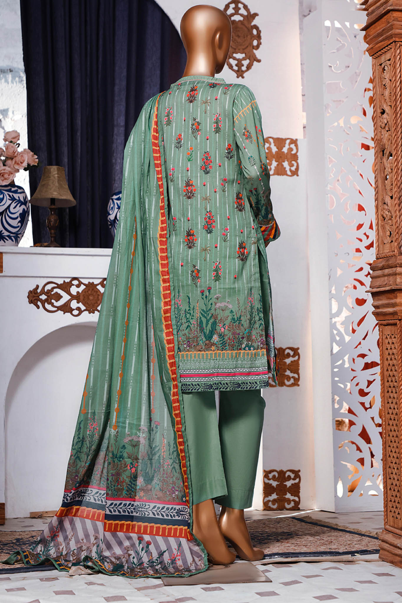 Aresha Khan by Riwayat Unstitched 3 Piece Printed Lawn Vol-01 Collection'2022-AK-21180