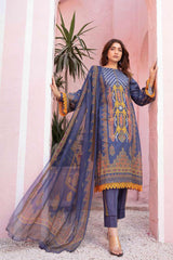 Maleeha by Shaista Unstitched 3 Piece Lawn Collection'2022-MS-236