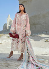 Crimson Unstitched 3 Piece Luxury Lawn Collection'2022-02-B-Rose