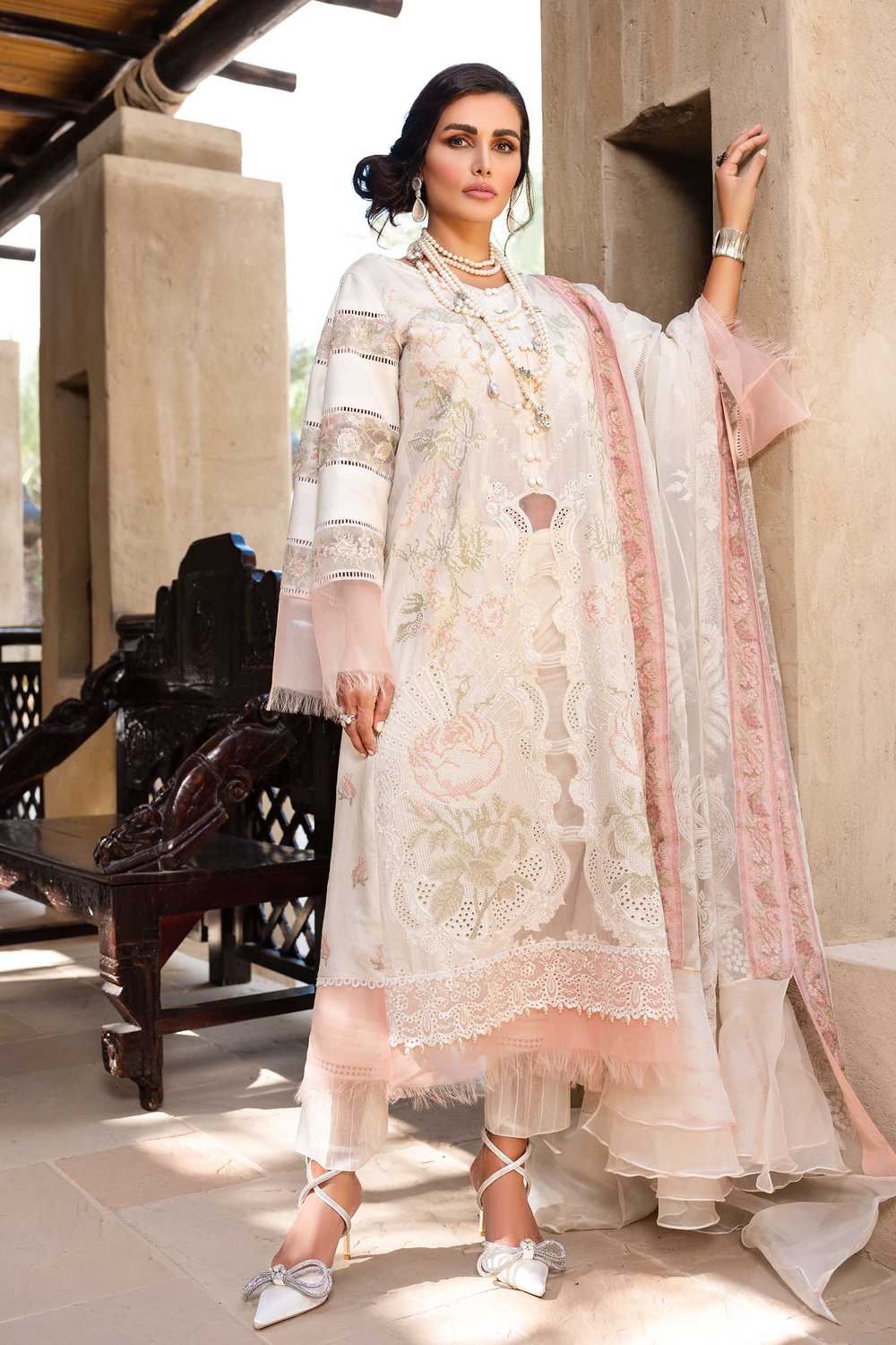 Shiza Hassan Unstitched 3 Piece Luxury Lawn Collection'2021-LL-03-A-Heer