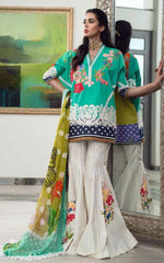 Asifa Nabeel La'mour Luxury Unstitched Lawn Collection'2021-3-P Sweet Success