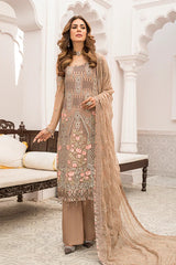 Maryam's Unstitched 3 Piece Luxury Formal Vol-25 Collection'2022-31-Flamboyant Raven