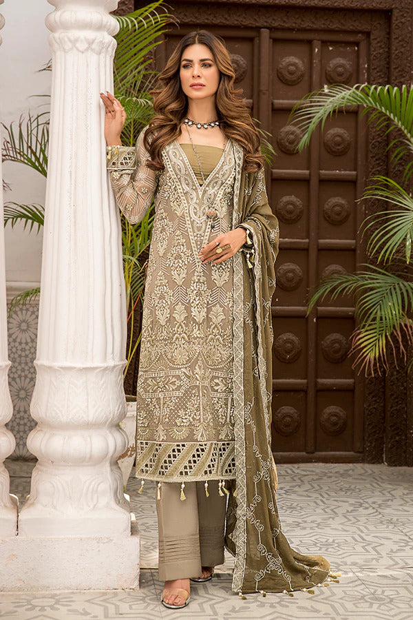 Maryam's Unstitched 3 Piece Luxury Formal Vol-25 Collection'2022-33-Regal Muse