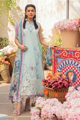 Tesoro Hemline by Mushq Unstitched 3 Piece Spring Summer Lawn Collection‘2023-HML-03-A