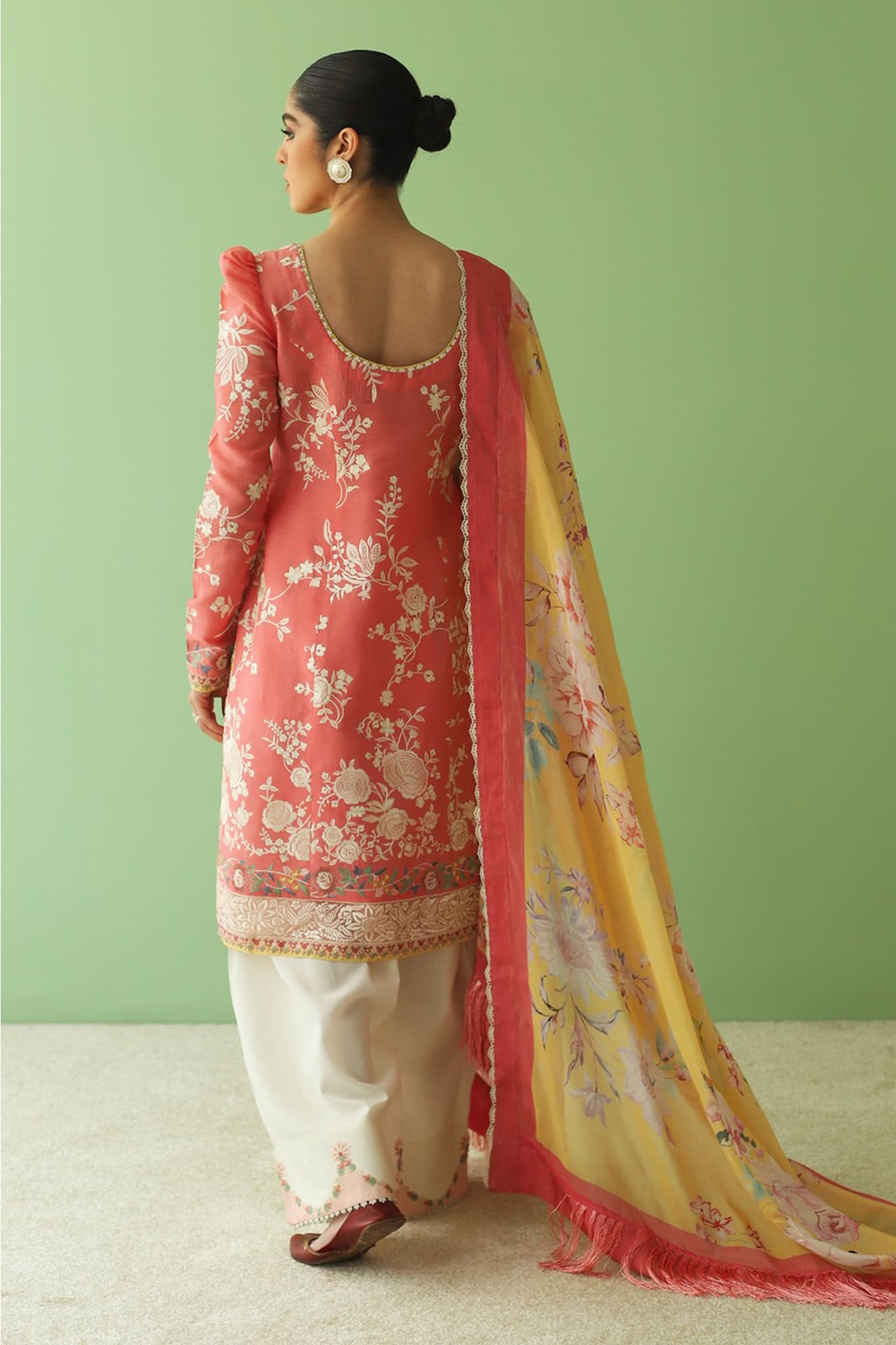 Zara Shahjahan Unstitched 3 Piece Embroidered Lawn Collection'2023-ZSJ-03-A