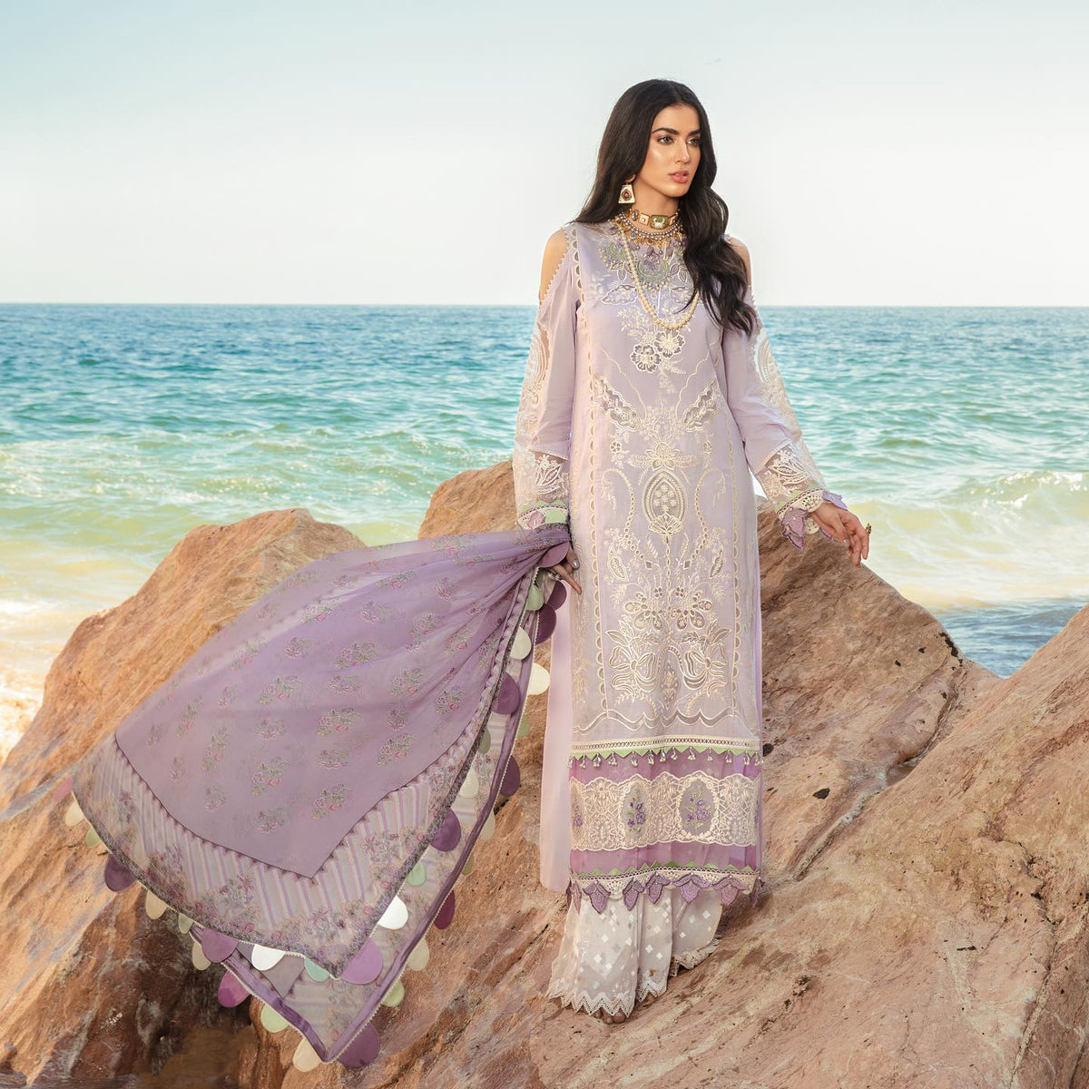 Noor Sadia Asad Unstitched Luxury Lawn Collection'2021-D-04-B