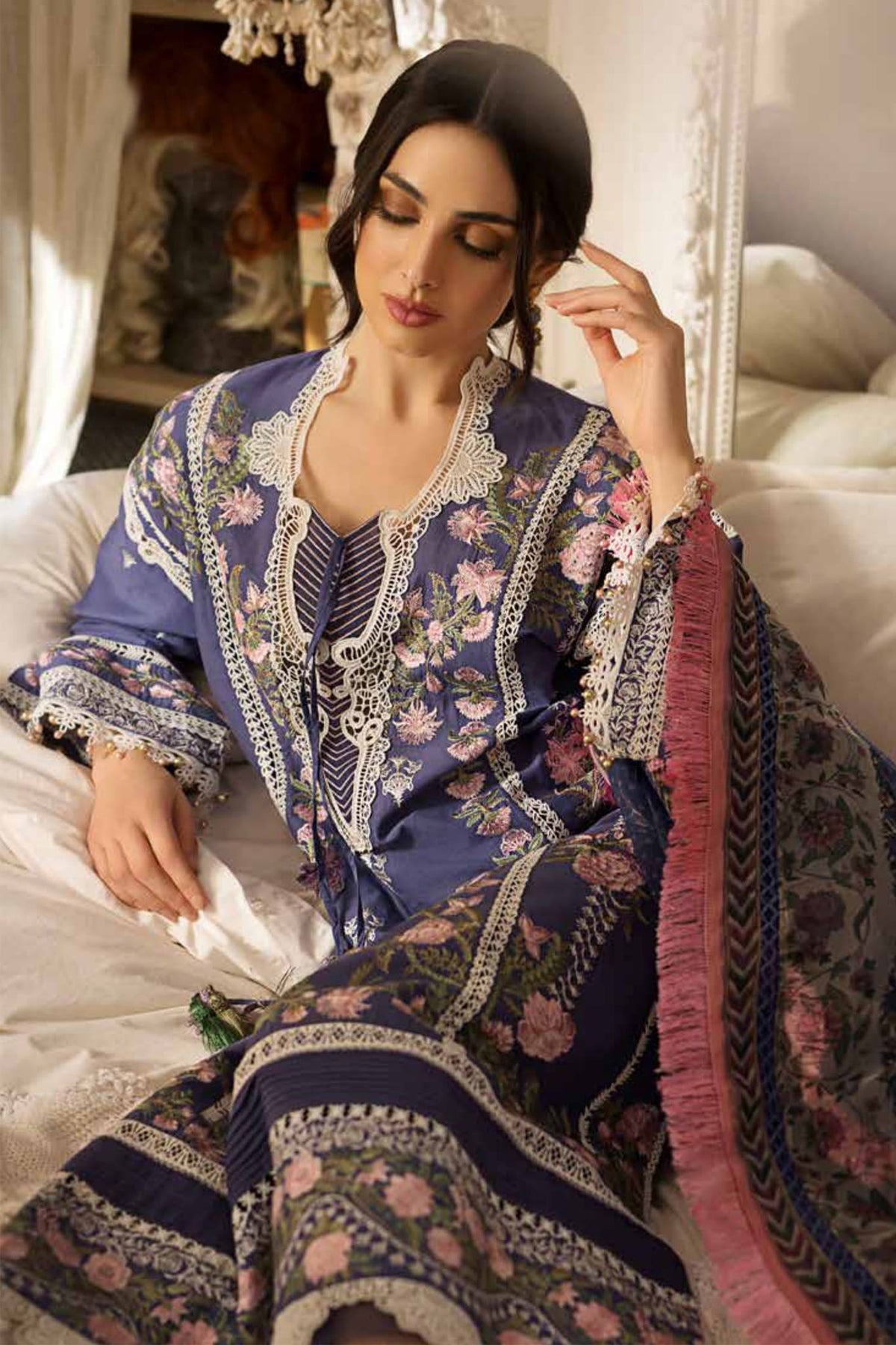 Sobia Nazir Unstitched 3 Piece Luxury Lawn Collection'2023-D-04-A