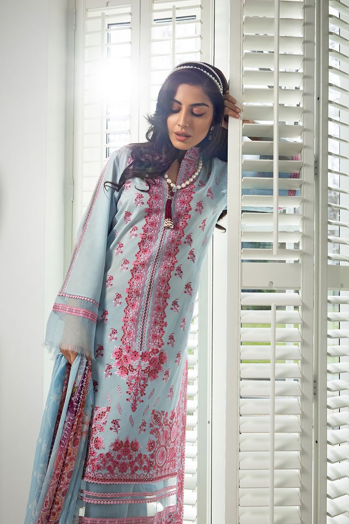 Sobia Nazir Unstitched 3 Piece Luxury Lawn Collection'2021-SL-05-B