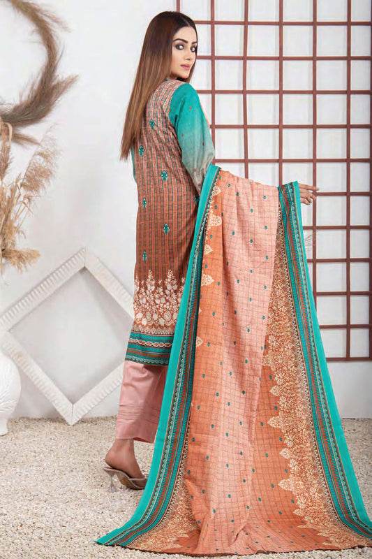 Five Star Unstitched 3 Piece  Printed Lawn Collection'2022-D-05