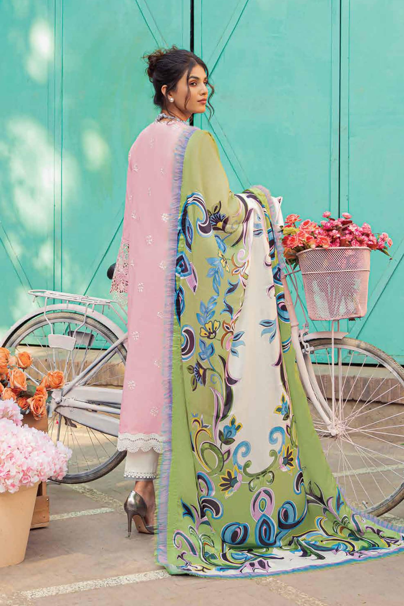 Tesoro Hemline by Mushq Unstitched 3 Piece Spring Summer Lawn Collection‘2023-HML-05-A