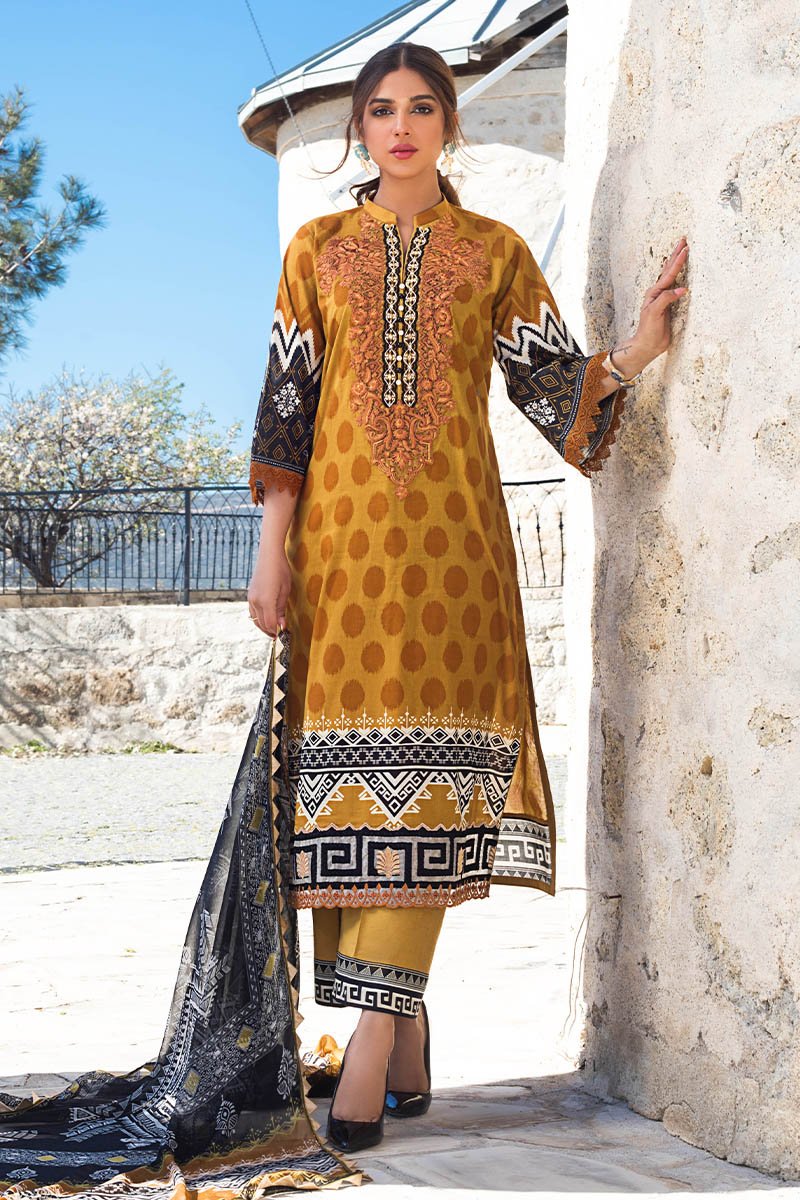 Tahra by Zainab Chottani Unstitched Lawn Collection'2021-06-A-Dotted Crush