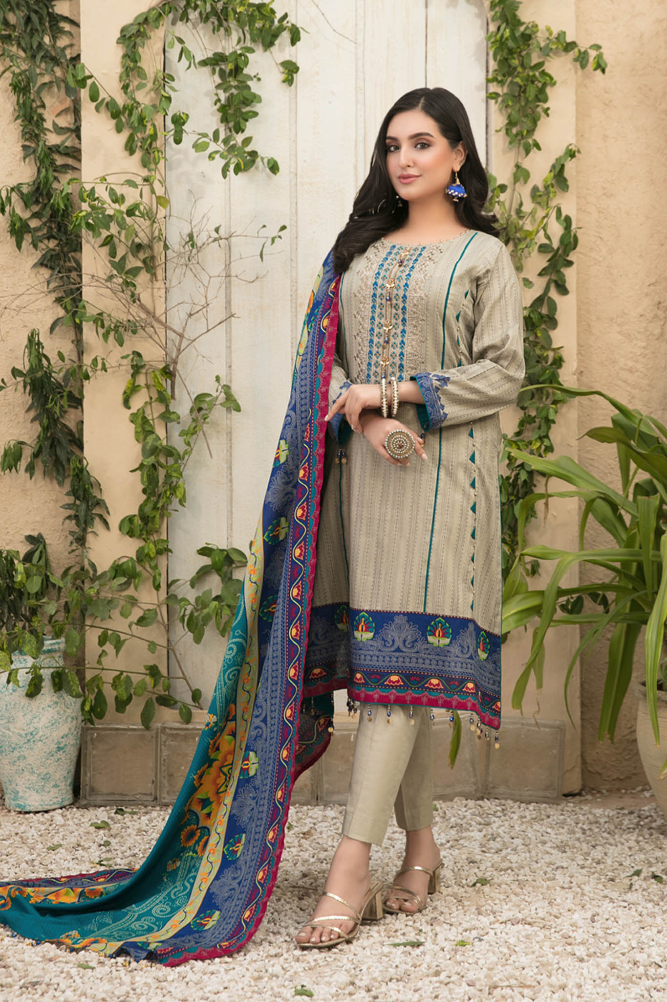 Fayona by Tawakkal Unstitched 3 Piece Lawn Collection'2022-D-6523-B