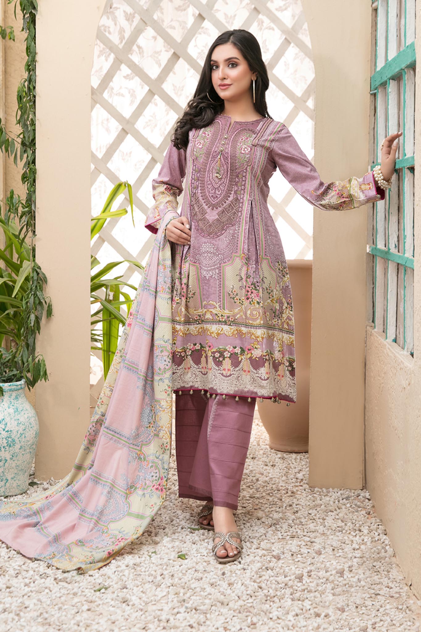Fayona by Tawakkal Unstitched 3 Piece Lawn Collection'2022-D-6526-A
