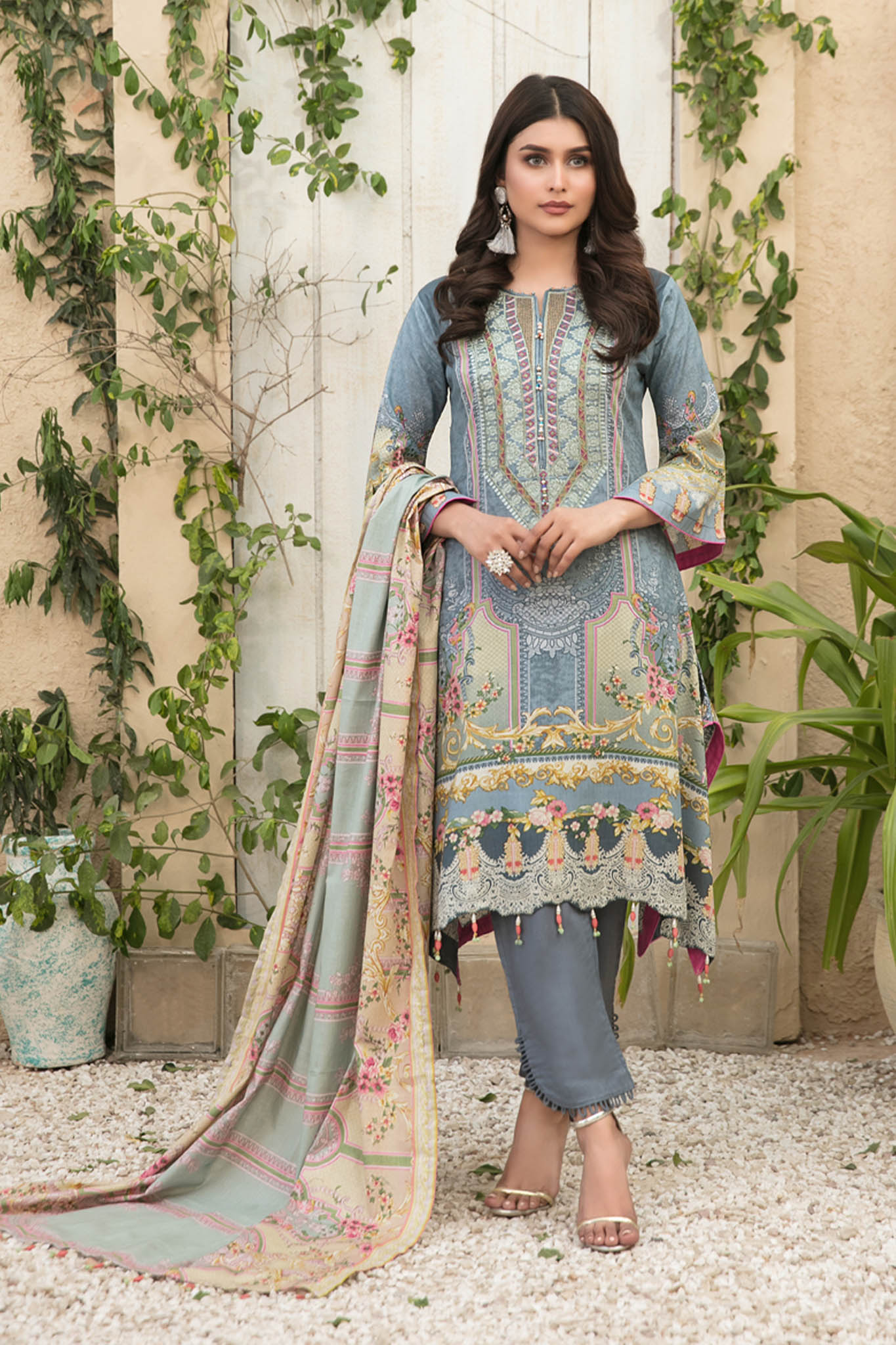 Fayona by Tawakkal Unstitched 3 Piece Lawn Collection'2022-D-6526-B