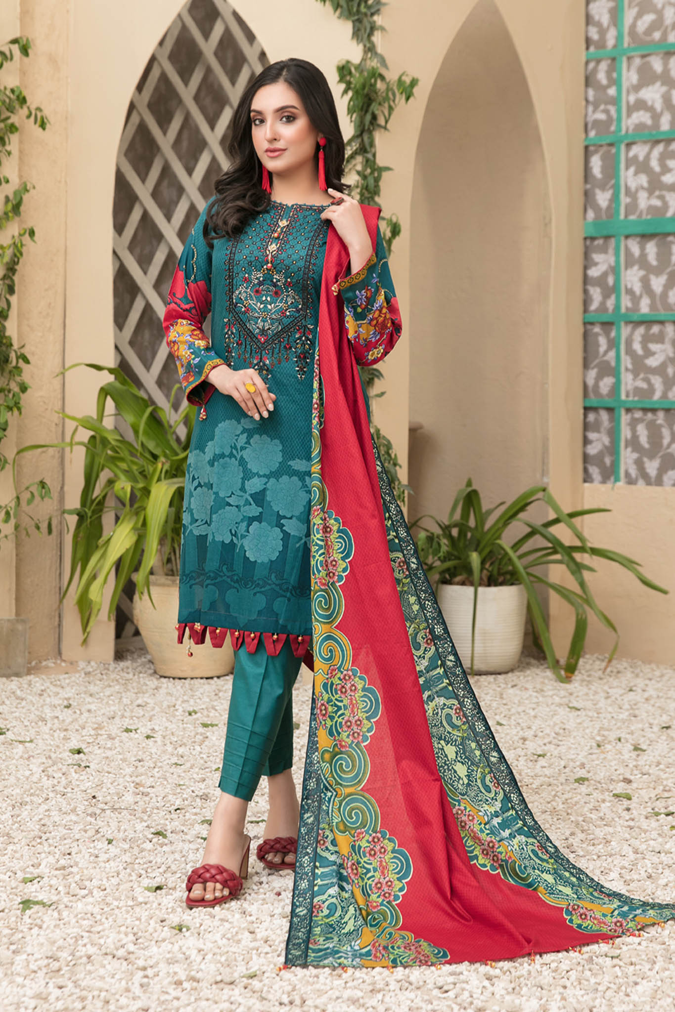Fayona by Tawakkal Unstitched 3 Piece Lawn Collection'2022-D-6527-B