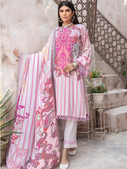 Shaista Unstitched 3 Piece Peach Printed Winter Collection’2021-D-695