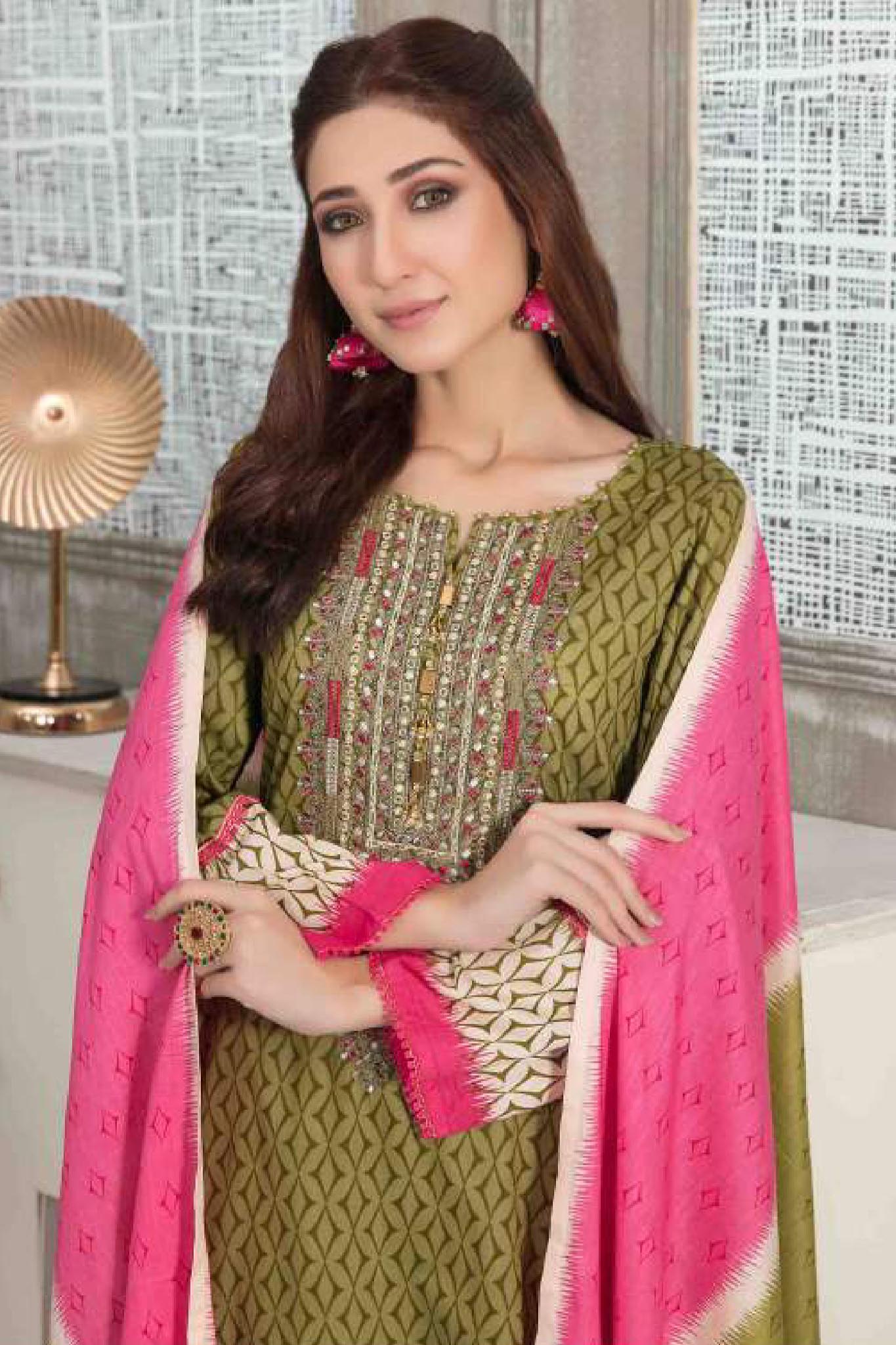 Aroosa by Tawakkal Unstitched 3 Piece Lawn Collection'2022-A-7021