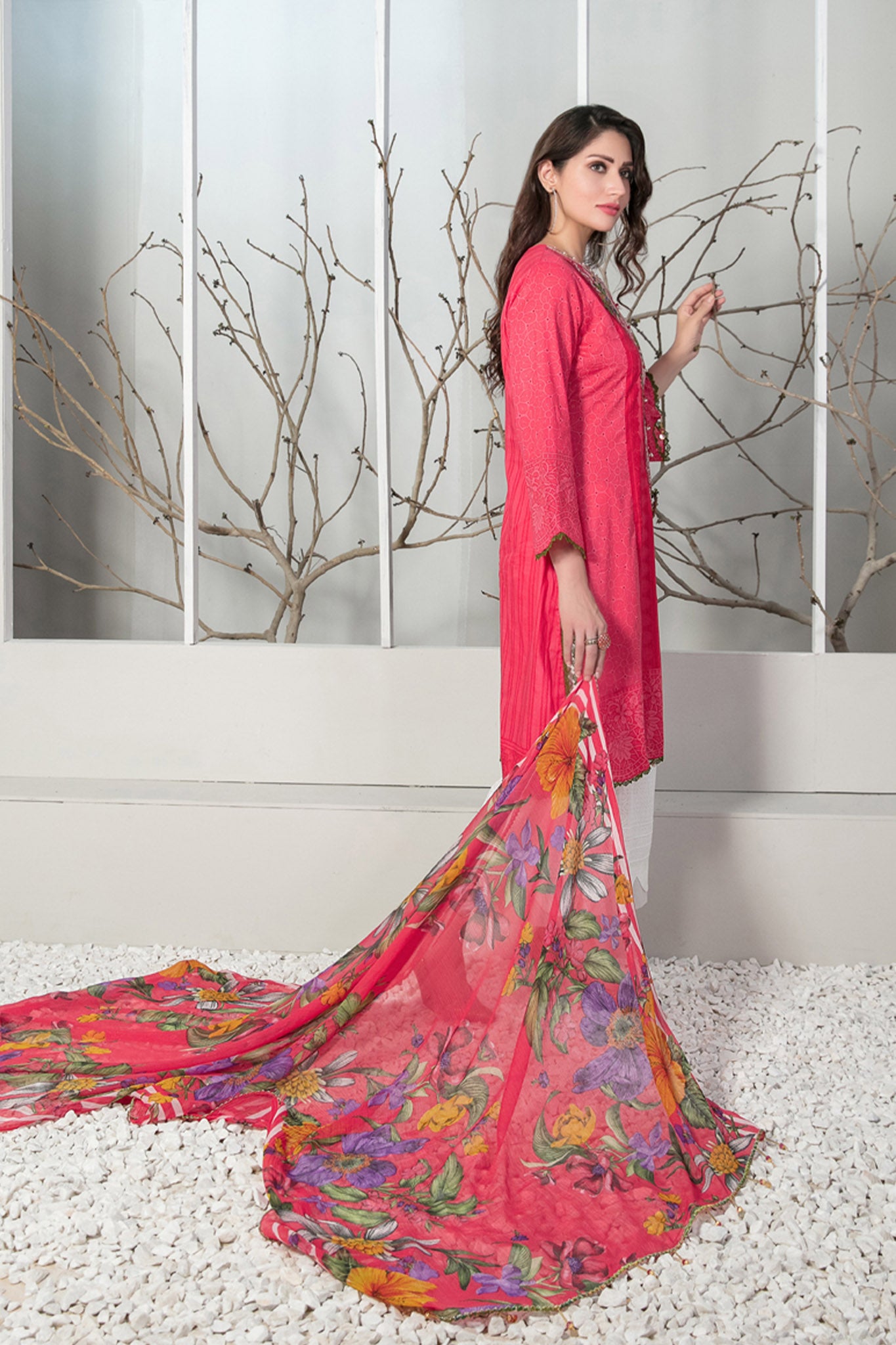 Eshal by Tawakkal Unstitched 3 Piece Lawn Collection'2022-E-7135