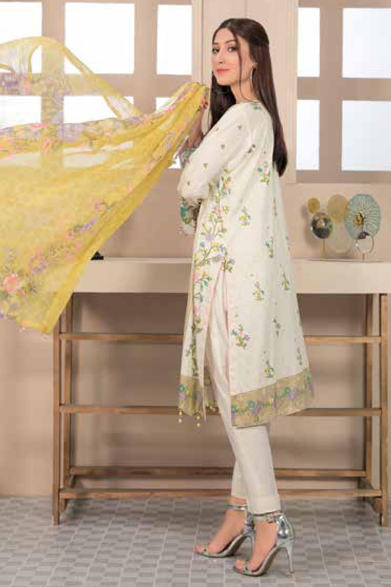 Anabella by Tawakkal Stitched 3 Piece Lawn Collection'2022-AN-7238