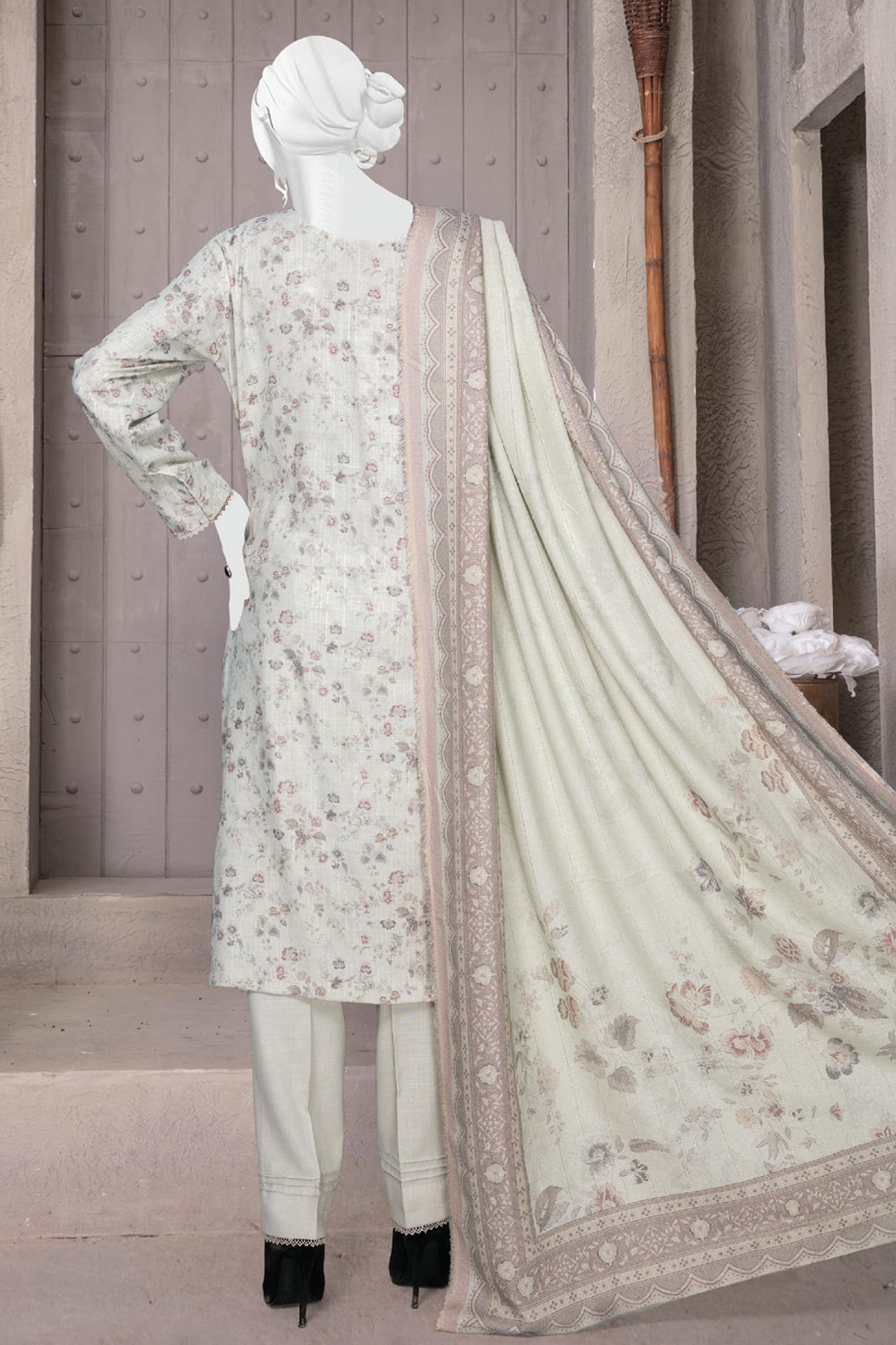 Ujala by Shomi Unstitched 3 Piece Cross Slub Series Mother Collection'2022-GE-7529