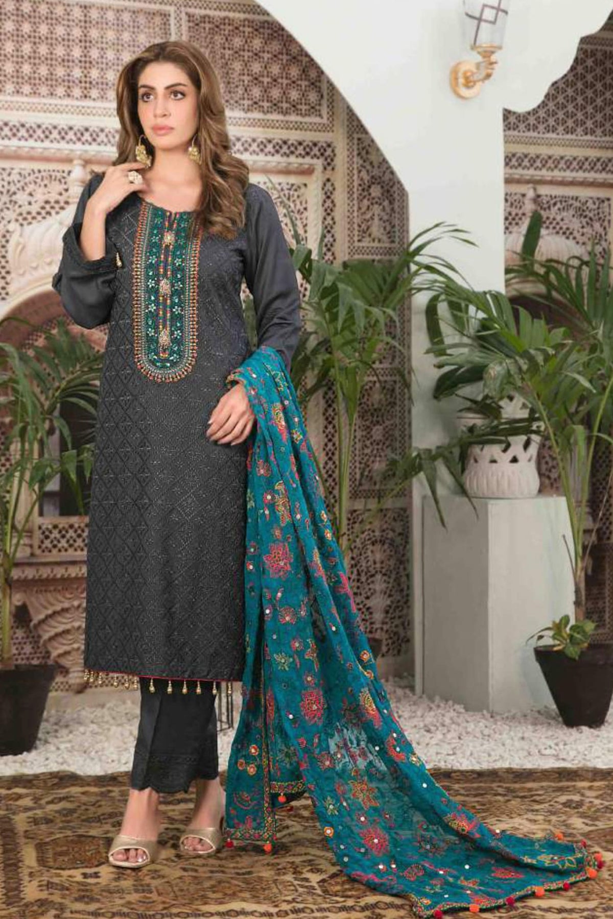 Sharmin by Tawakkal Unstitched 3 Piece Viscose Collection'2022-SV-7598