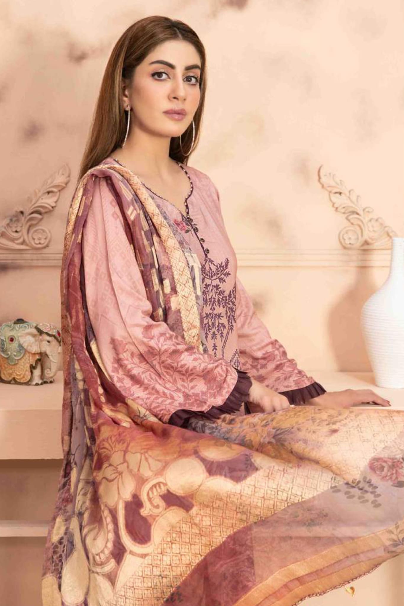 Mahiri by Tawakkal Unstitched 3 Piece Digital Printed Linen Collection'2022-M-7735