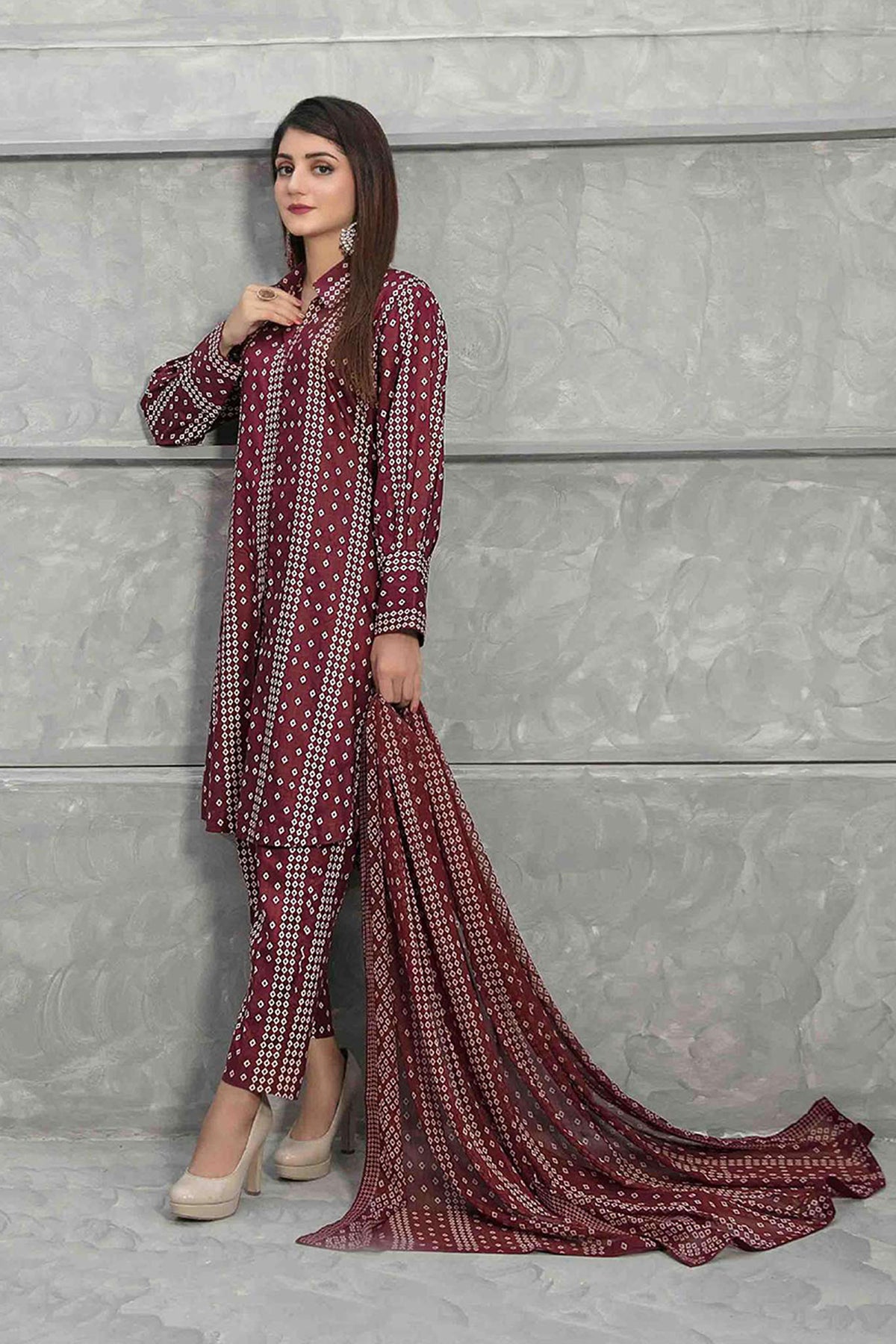 Malena by Tawakkal Unstitched 3 Piece Digital Printed Linen Collection'2022-M-7832