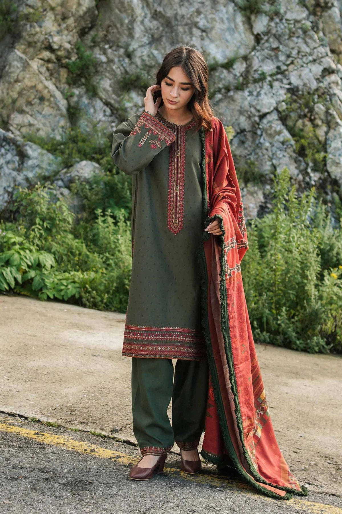 Coco by Zara Shahjahan Unstitched 3 Piece Winter Collection'2022-ZW22-7A