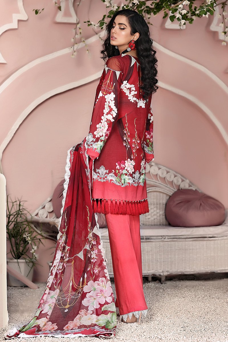 Roheenaz Unstitched 3 Piece Embroidered Lawn Collection'2021-R21-07-B