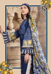 Maria B Unstitched Luxe Lawn S/S Collection'2021-ML-08-A